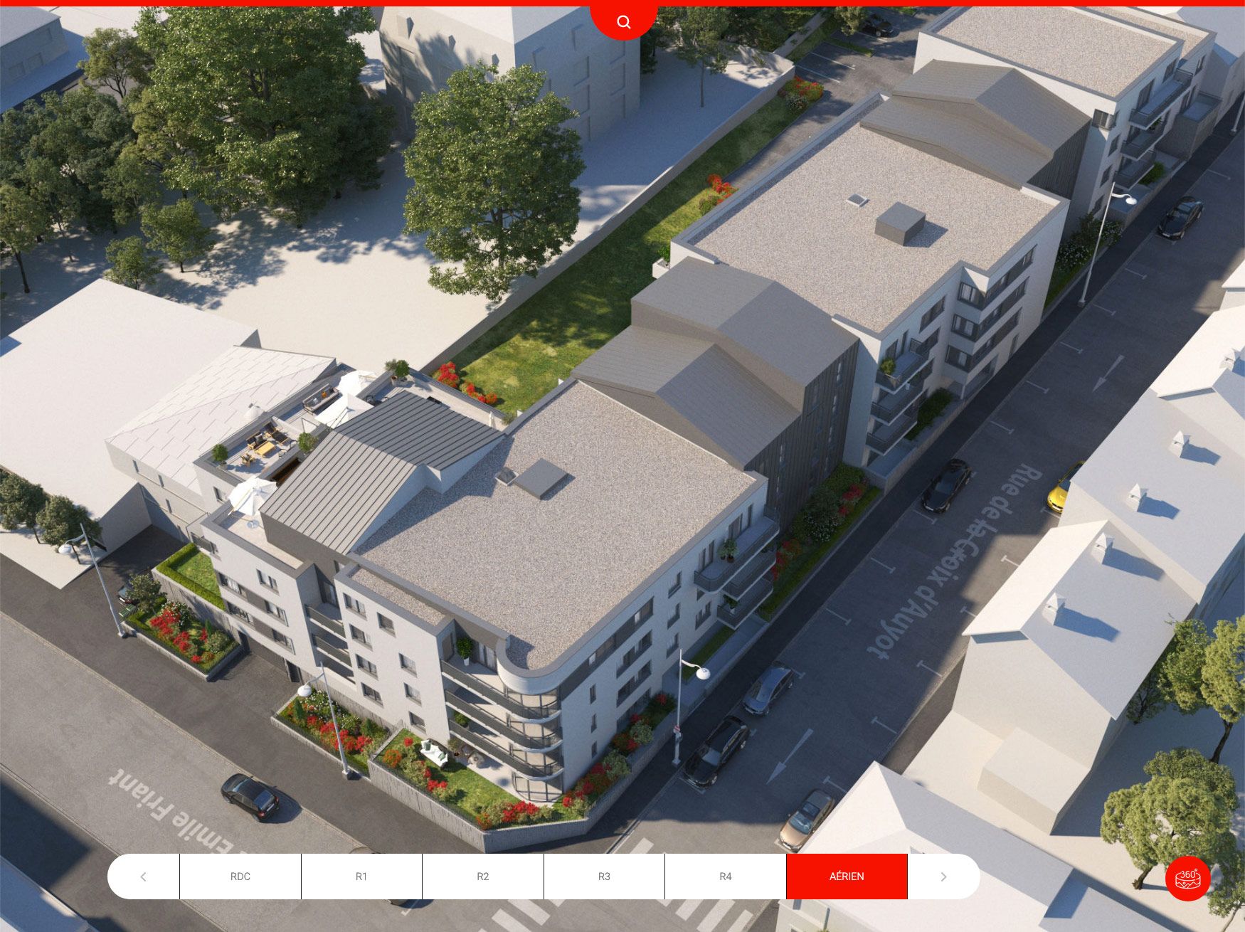 Eiffage Immobilier - Espace Immobilier Les Terrasses d'Émile - Nancy - Maquette 360°