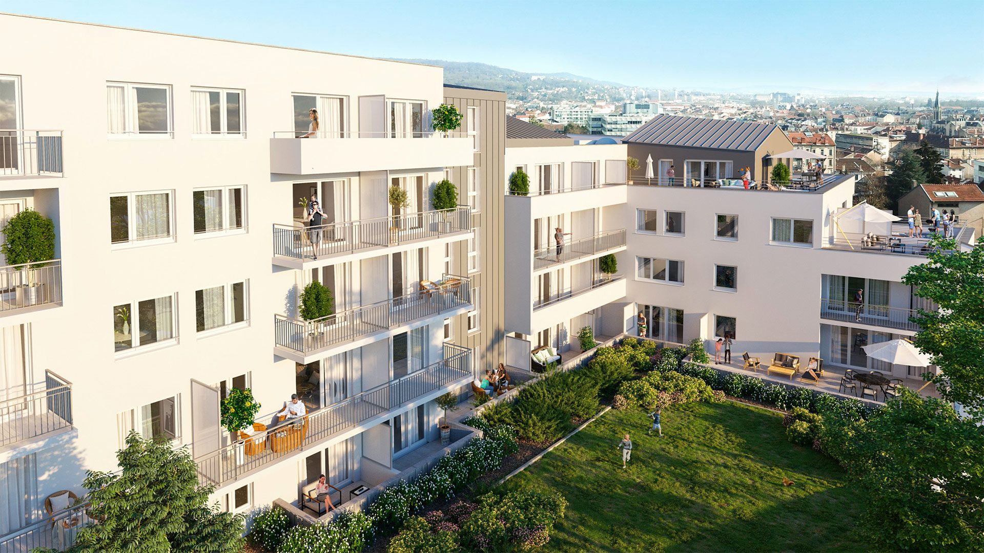 Eiffage Immobilier - Espace Immobilier Les Terrasses d'Émile - Nancy - Vue extérieure