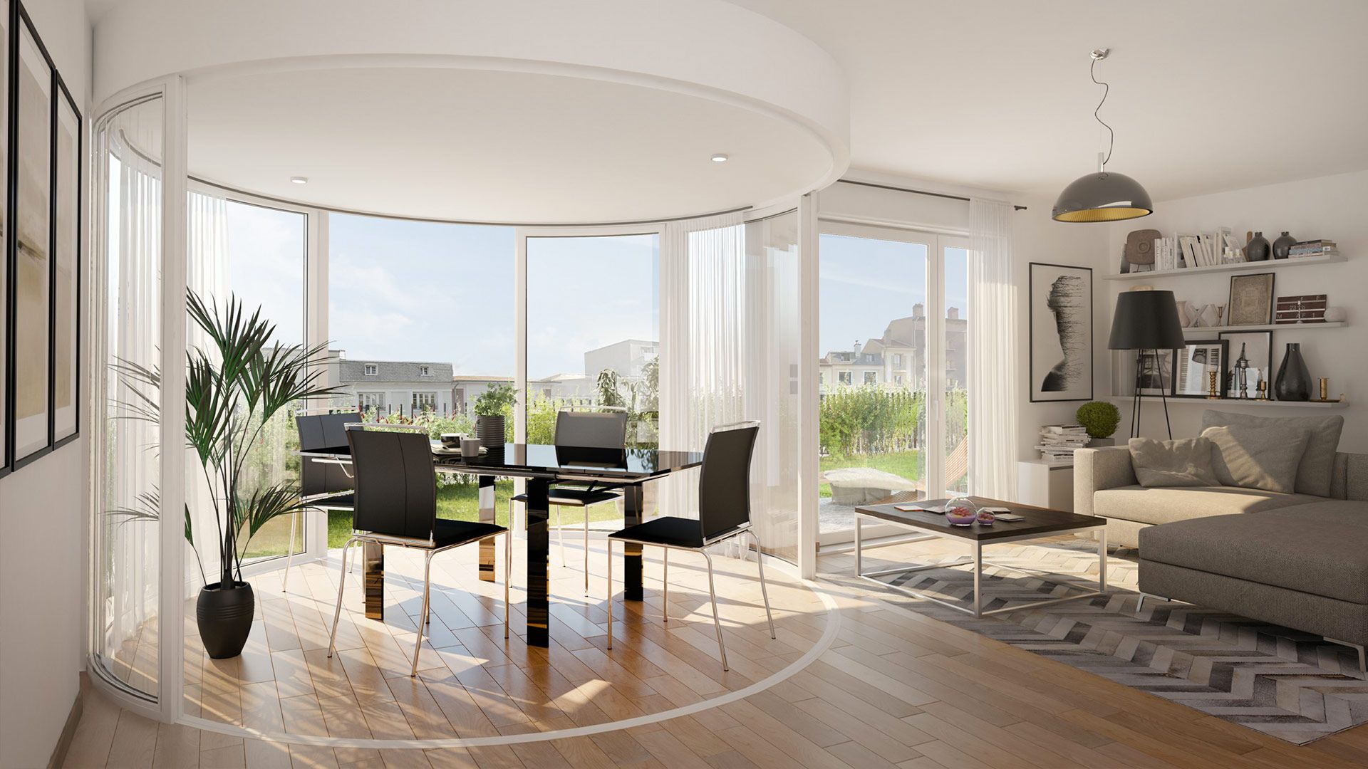 Eiffage Immobilier - Espace Immobilier Les Terrasses d'Émile - Nancy - Vue intérieure